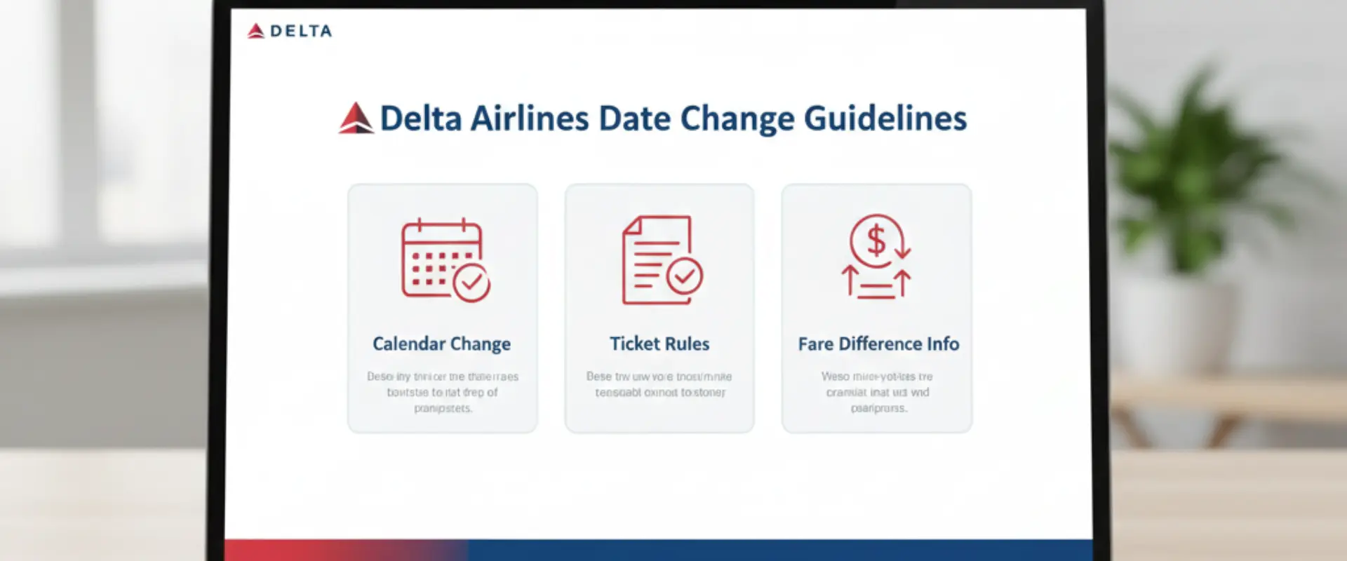 Delta Airlines Date Change Guidelines