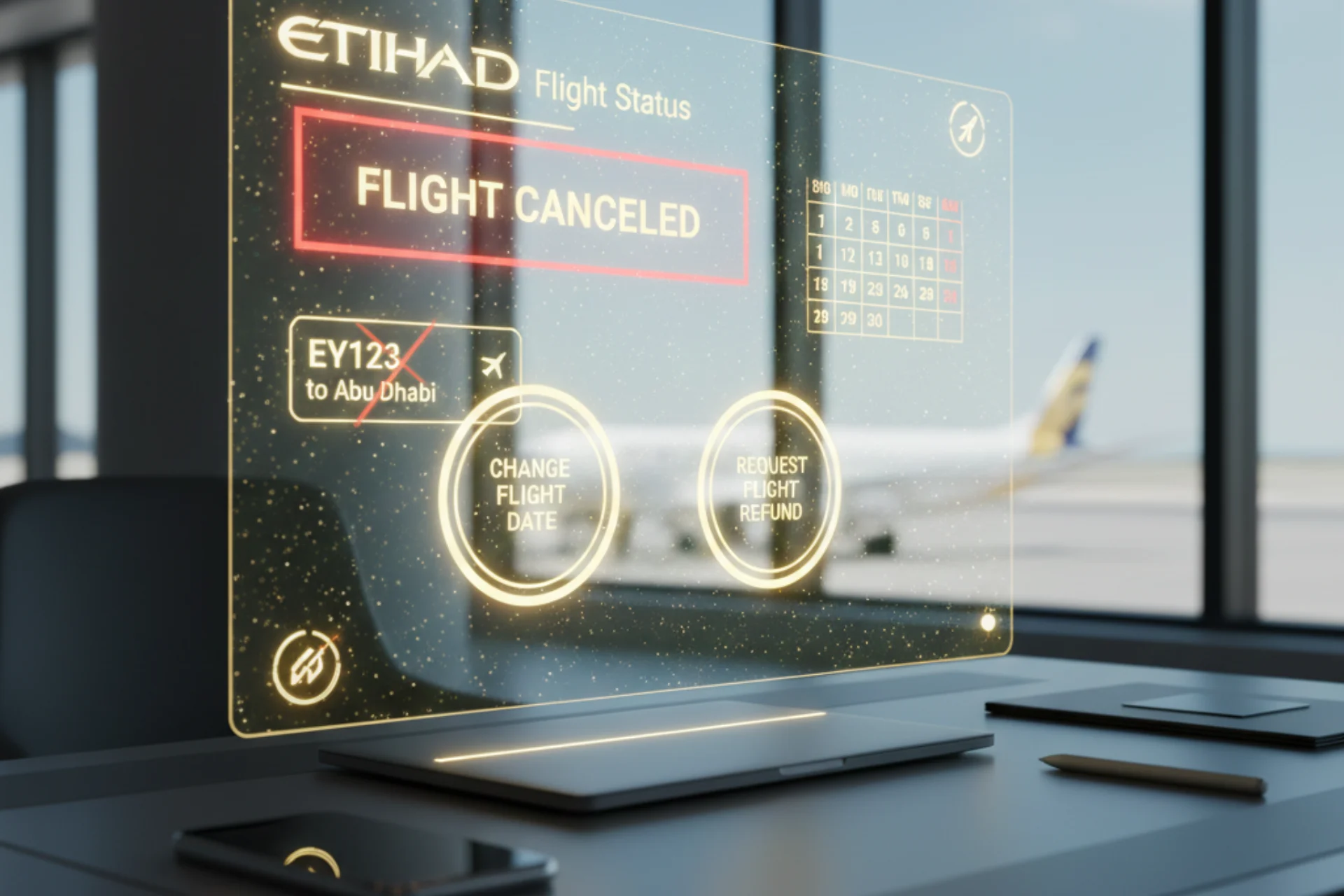 What is the Cancellation Fee on Etihad Airways?