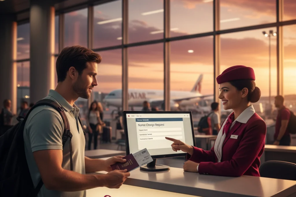 What is Considered a Name Change on Qatar Airways?