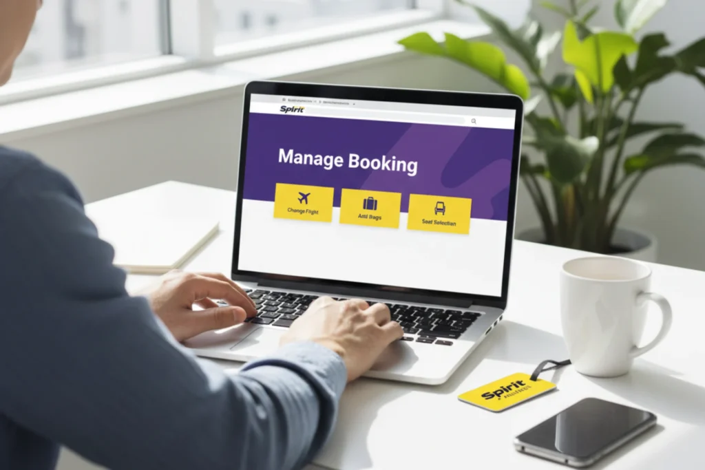 Spirit Airlines Manage Booking