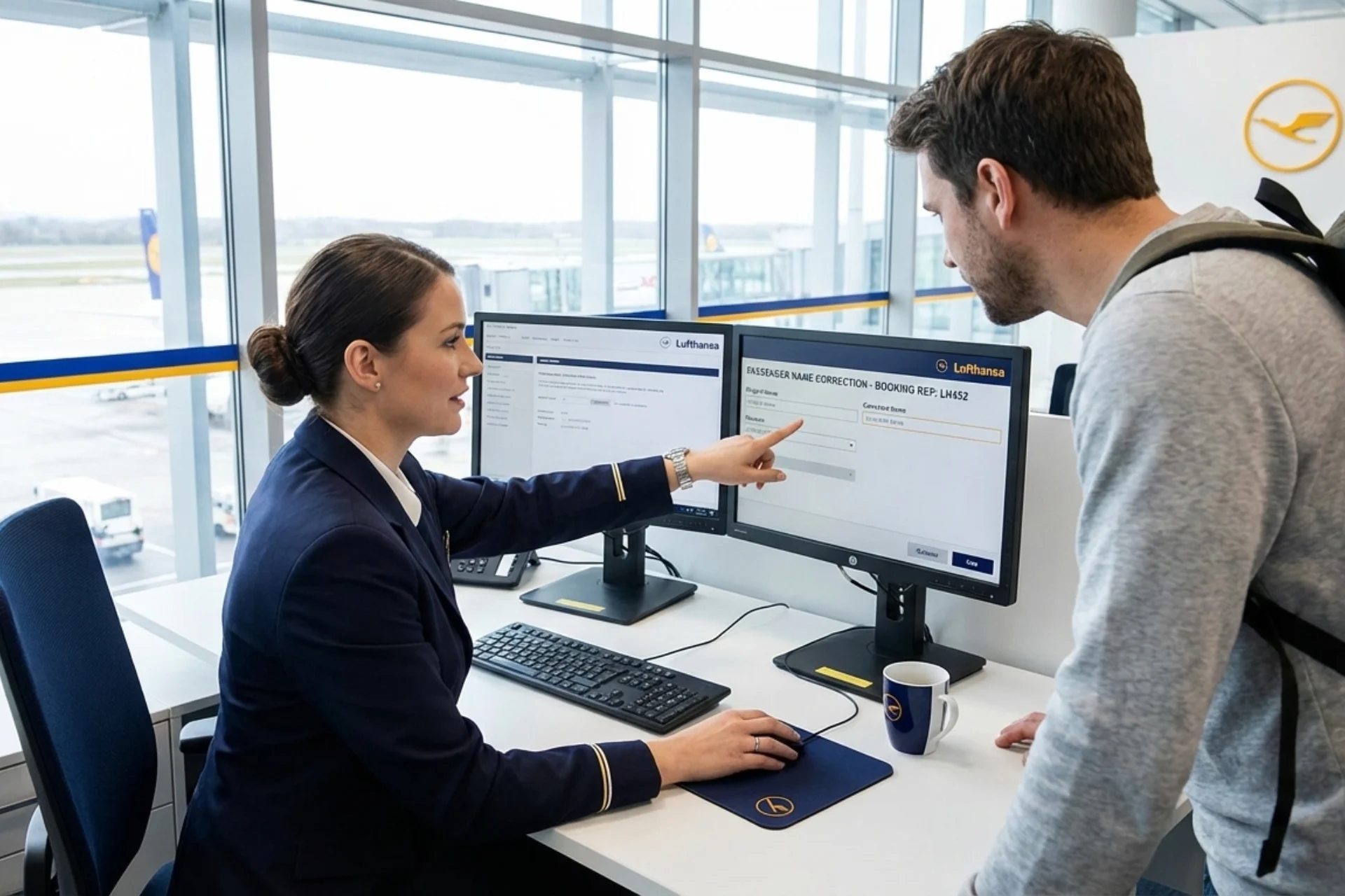 What is the Lufthansa Name Change Policy?