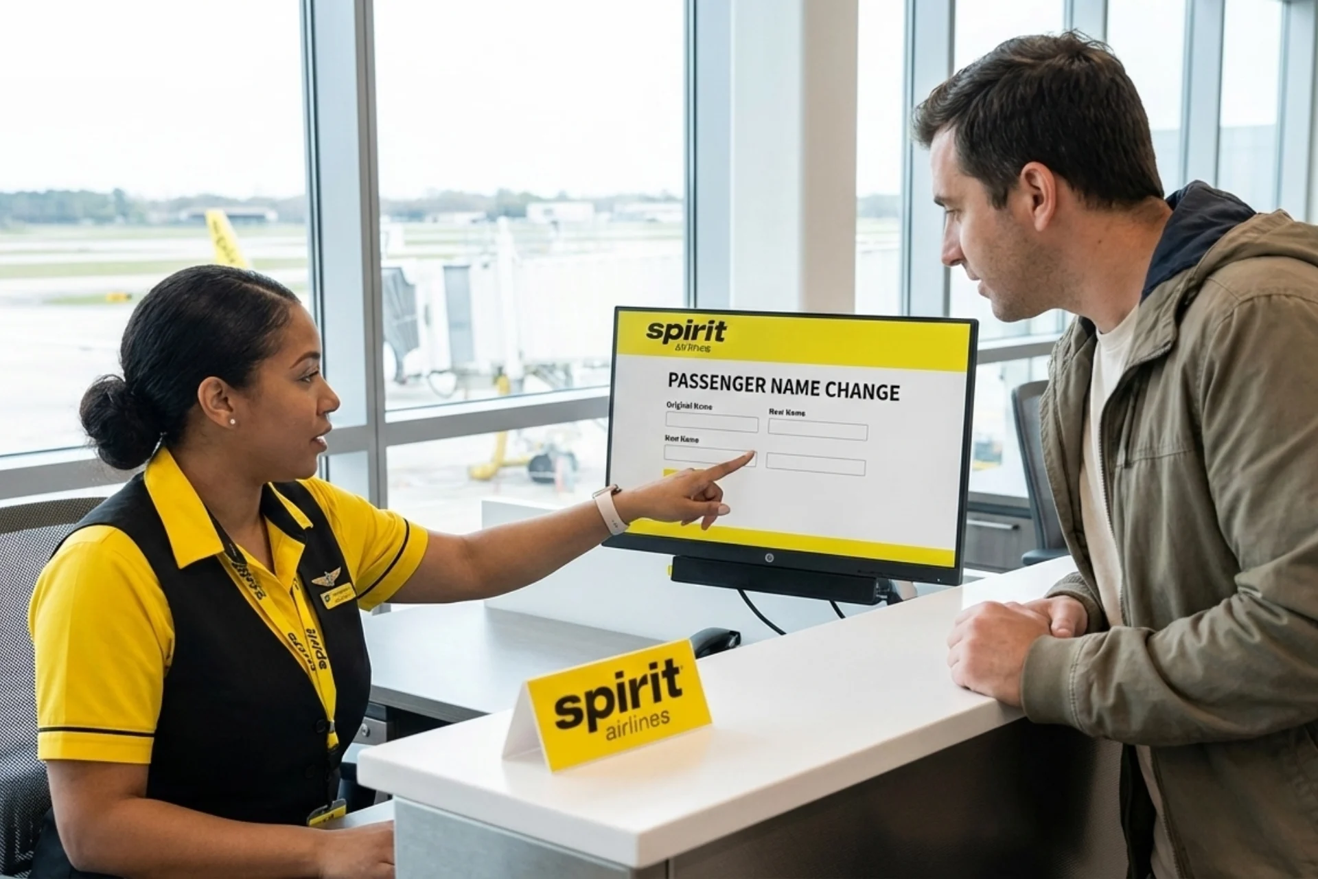What is the Spirit Airlines Name Change Policy?