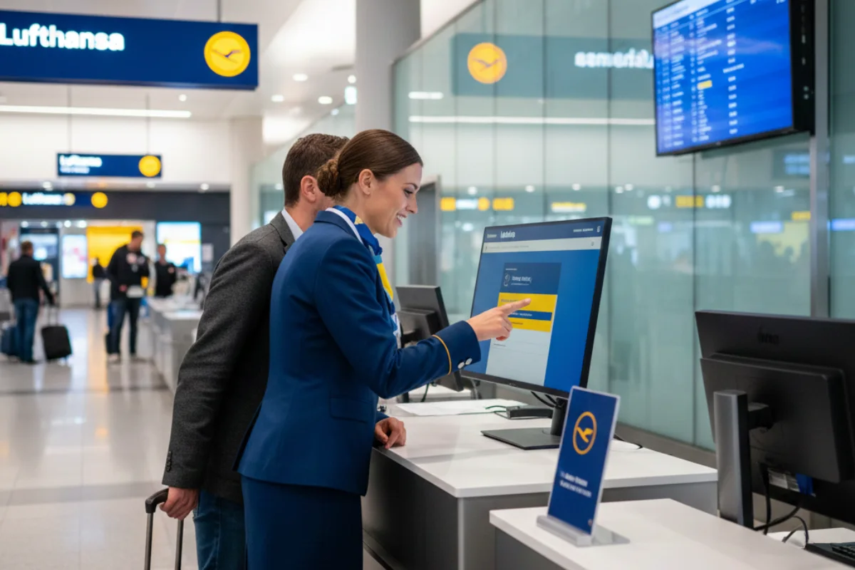 lufthansa airlines manage booking