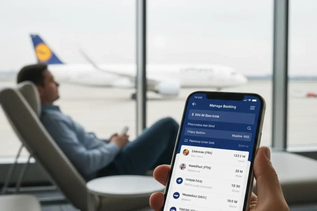 lufthansa airlines manage my booking